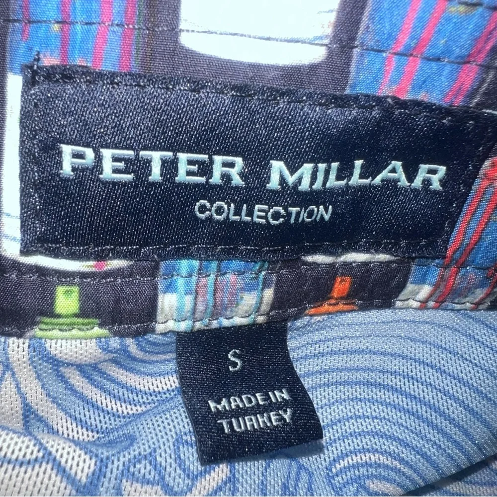 Peter Millar Collection Swim Trunks Board Shorts Spray Paint Can Size  Small